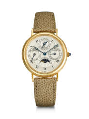BREGUET, RETAILED BY TIFFANY & CO., EXCITINGLY RARE YELLOW GOLD PERPETUAL CALENDAR 'CLASSIQUE', REF. 3050