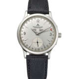 JAEGER-LECOULTRE, STAINLESS STEEL TRIPLE CALENDAR WRISTWATCH, REF. 1480.8.87 - photo 1