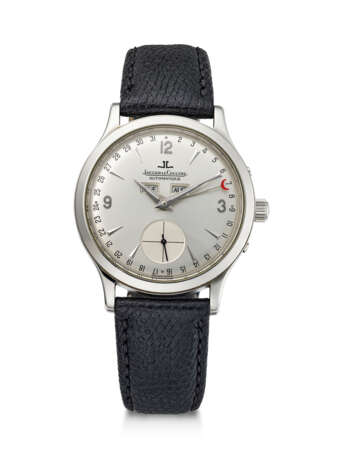 JAEGER-LECOULTRE, STAINLESS STEEL TRIPLE CALENDAR WRISTWATCH, REF. 1480.8.87 - photo 1