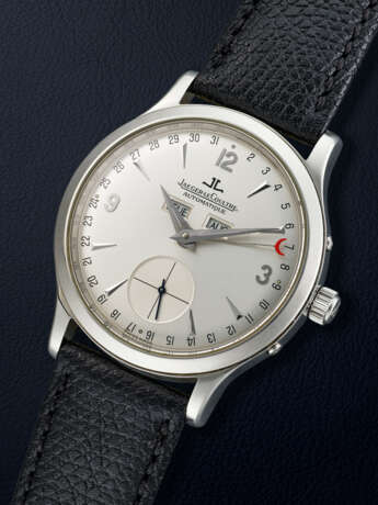 JAEGER-LECOULTRE, STAINLESS STEEL TRIPLE CALENDAR WRISTWATCH, REF. 1480.8.87 - photo 2
