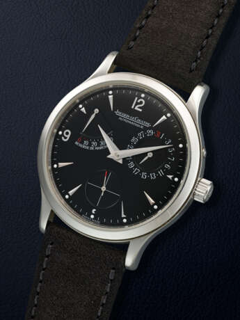 JAEGER-LECOULTRE, STAINLESS STEEL 'MASTER RESERVE DE MARCHE', REF. 140.8.93.S - photo 2