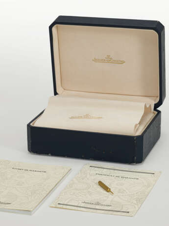 JAEGER-LECOULTRE, STAINLESS STEEL TRIPLE CALENDAR WRISTWATCH, REF. 1480.8.87 - photo 4