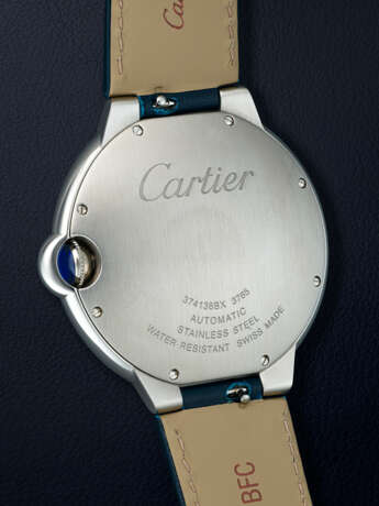 CARTIER, STAINLESS STEEL “BALLON BLEU”, REF. WSBB0027 - photo 3
