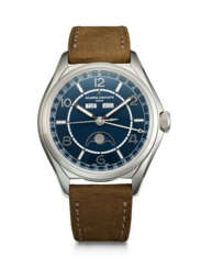 VACHERON CONSTANTIN, STAINLESS STEEL 'FIFTYSIX COMPLETE CALENDAR', REF. 4000E