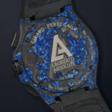 GIRARD-PERREGAUX, LIMITED EDITION BLUE CARBON GLASS 'LAUREATO ABSOLUTE ROCK', REF. 81060 - photo 3