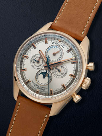 ZENITH, LIMITED EDITION PINK GOLD 'EL PRIMERO QUANTIEME PERPETUEL', REF. 18.2180.4003 - Foto 2