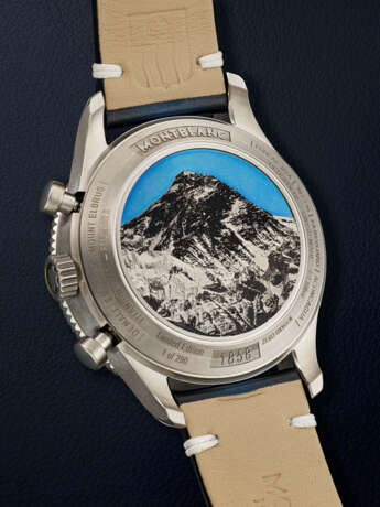 MONTBLANC, LIMITED EDITION TITANIUM ' 1858 GEOSPHERE CHRONOGRAPH 0 OXYGEN', REF. MB129624 - photo 3