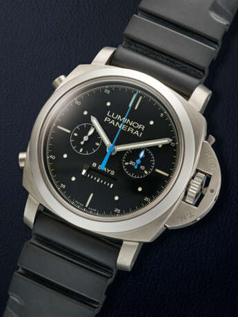 PANERAI, TITANIUM SPLIT-SECONDS CHRONOGRAPH 'LUMINOR TRANSAT CLASSIQUE', REF. PAM00427 - photo 2