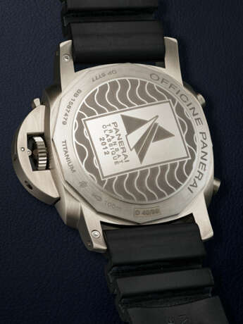 PANERAI, TITANIUM SPLIT-SECONDS CHRONOGRAPH 'LUMINOR TRANSAT CLASSIQUE', REF. PAM00427 - photo 3