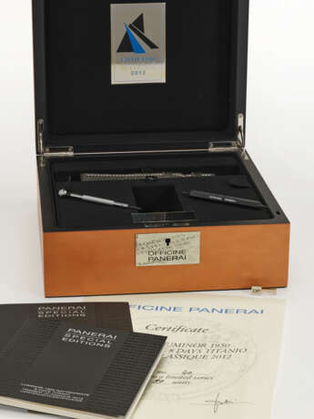 PANERAI, TITANIUM SPLIT-SECONDS CHRONOGRAPH 'LUMINOR TRANSAT CLASSIQUE', REF. PAM00427 - photo 4