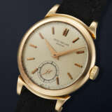 PATEK PHILIPPE, PINK GOLD WRISTWATCH WITH SCROLL LUGS, REF. 1491 - фото 2