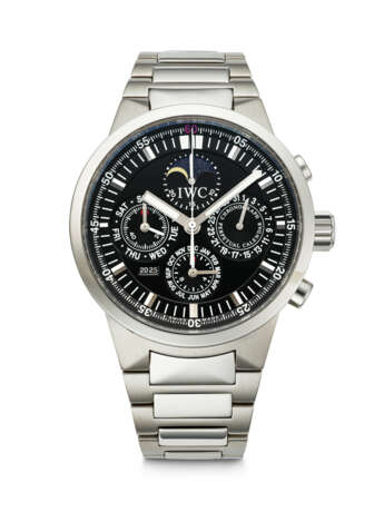 IWC, STAINLESS STEEL 'AQUATIMER PERPETUAL CALENDAR', REF. 3756 - photo 1