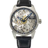 TISSOT, STAINLESS STEEL SKELETONIZED WRISTWATCH - photo 1
