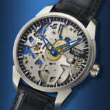 TISSOT, STAINLESS STEEL SKELETONIZED WRISTWATCH - photo 2