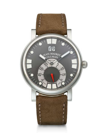 JEAN-MAIRET & GILLMAN, LIMITED EDITION STAINLESS STEEL WRISTWATCH - photo 1