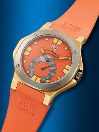 JEAN-MAIRET & GILLMAN, GOLD COATED AND STAINLESS STEEL WRISTWATCH - photo 2