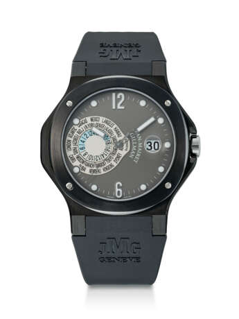 JEAN-MAIRET & GILLMAN, LIMITED EDITION PVD-COATED STAINLESS STEEL 'SPORT GMT' - photo 1