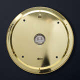 INDUCTA FOR ROLEX, GILT METAL QUARTZ WALL CLOCK - фото 2