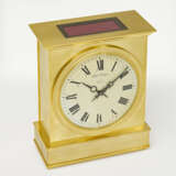 PATEK PHILIPPE, GILDED BRASS SOLAR DESK CLOCK - фото 1