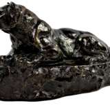 Bronze By Antoine-Louis BARYE (1795-1875) Panth&egrave;re De Tunis N&deg;1 Bronze Romanticism 19th century - photo 5