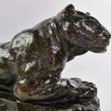 Bronze By Antoine-Louis BARYE (1795-1875) Panth&egrave;re De Tunis N&deg;1 Bronze Romanticism 19th century - photo 7