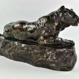 Bronze By Antoine-Louis BARYE (1795-1875) Panth&egrave;re De Tunis N&deg;1 Bronze Romanticism 19th century - photo 8