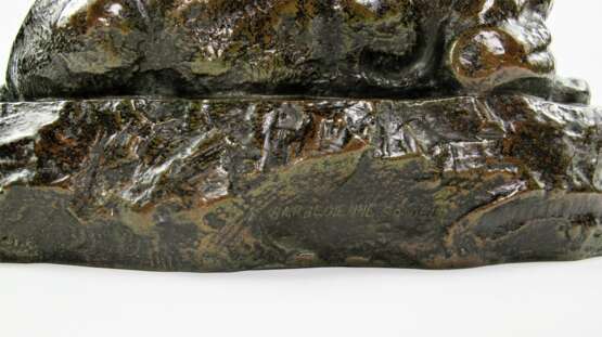 Bronze By Antoine-Louis BARYE (1795-1875) Panth&egrave;re De Tunis N&deg;1 Bronze Romanticism 19th century - photo 9