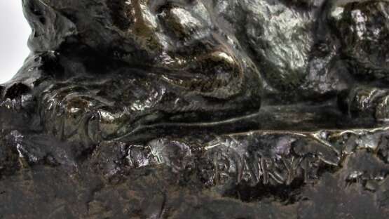 Bronze By Antoine-Louis BARYE (1795-1875) Panth&egrave;re De Tunis N&deg;1 Bronze Romanticism 19th century - photo 2