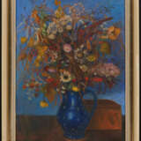 Otto Modersohn. Blumenstrauß im blauen Krug - photo 1