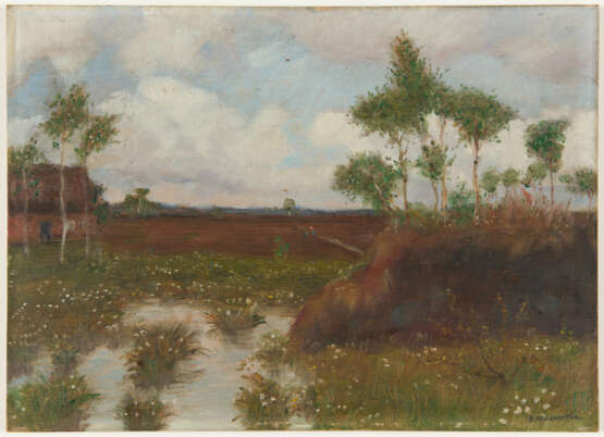 Otto Modersohn. Frühling im Moor - photo 1