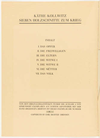 Käthe Kollwitz. Krieg - photo 16