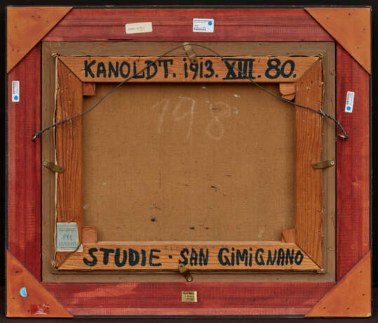Alexander Kanoldt. Studie San Gimignano - Foto 2