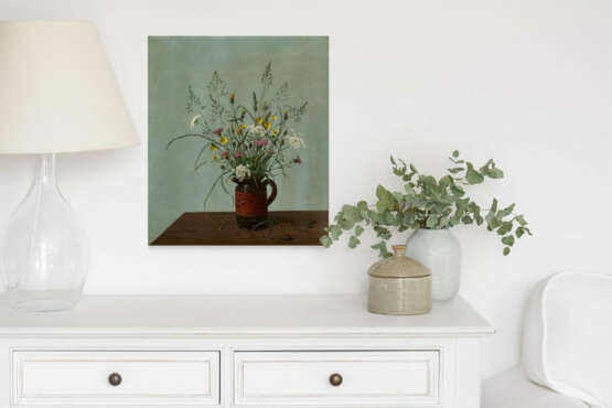 Herbert Böttger. Wiesenblumen-Strauß in Milchkanne - photo 3