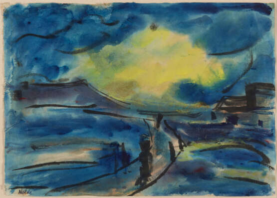 Emil Nolde. Weg zwischen den Hügeln - photo 1