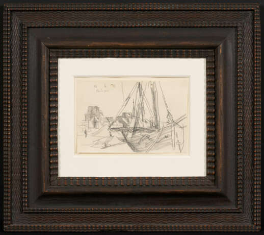 Lyonel Feininger. Schiffe im Hafen - photo 1