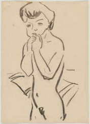 Ernst Ludwig Kirchner. Stehender weiblicher Akt