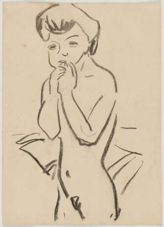 Ernst Ludwig Kirchner. Stehender weiblicher Akt - photo 1
