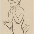 Ernst Ludwig Kirchner. Stehender weiblicher Akt - Prix ​​des enchères