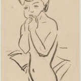 Ernst Ludwig Kirchner. Stehender weiblicher Akt - photo 1