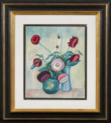 Gabriele Münter. Rote Dahlien
