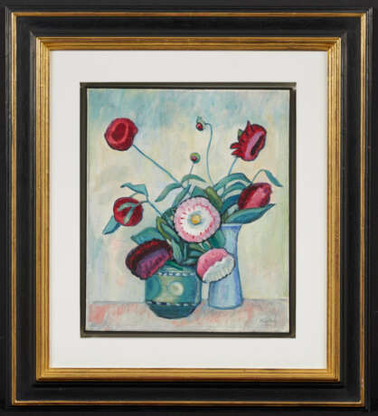 Gabriele Münter. Rote Dahlien - Foto 1