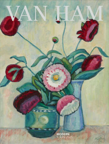 Gabriele Münter. Rote Dahlien - Foto 3