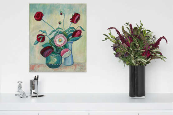Gabriele Münter. Rote Dahlien - Foto 4