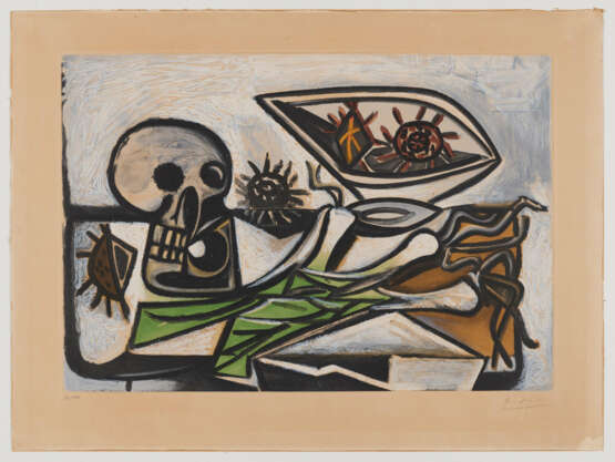 Pablo Picasso. Nature morte au crâne - Foto 1