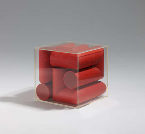 Friedrich Gräsel. Röhrenkubus im Plexiglaskasten - Foto 3
