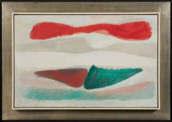 Georg Meistermann. Rot über Grün und Rot (Rote Schwinge)