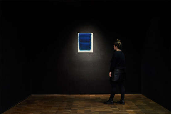 Heinz Mack. Untitled (Farbchromatik blau) - photo 3