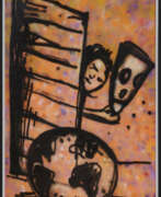 Sprühfarbe. Walter Dahn. Ohne Titel