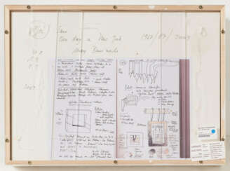 Mary Bauermeister. 12 Seiten Skizzenbuch. From: One Day in New York