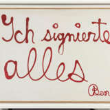 Ben Vautier. Ich signierte alles - photo 1